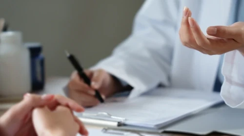 doctor and paitent creating treatment plan