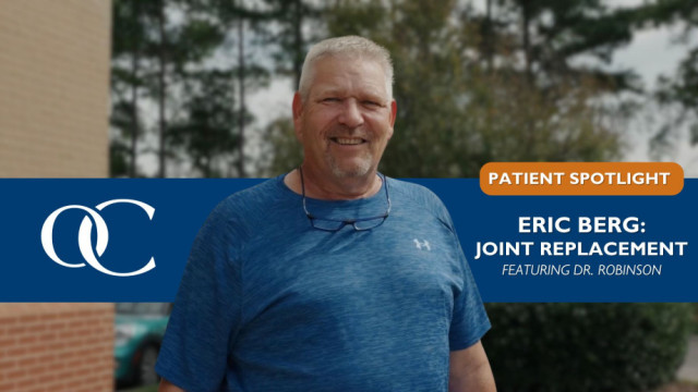 Eric Berg's Journey: From Knee Injury to Total Joint Replacement at Matthews Surgery Center with Dr. Matthew G. Robinson