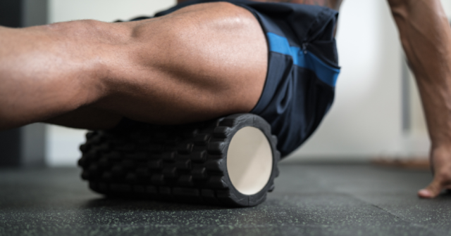 Athlete doing recovery strategies to ensure they can return to the sport quickly.