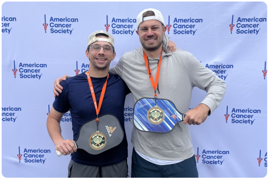 OC Team pickleball players at American Cancer Society benefit