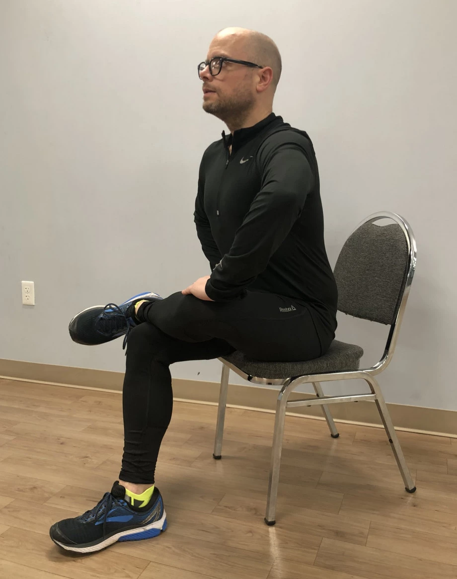 4 Chair Based Seated Back Pain Exercise